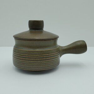 Denby Langley Sherwood Stick Handle Soup Bowl Chili Chowder Crock Gravy Boat